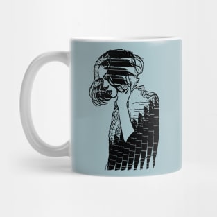 Glitch Girl 3000 - Graphic Design Illustration Mug